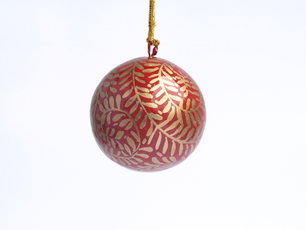 Weihnachtskugel 'Spirale'