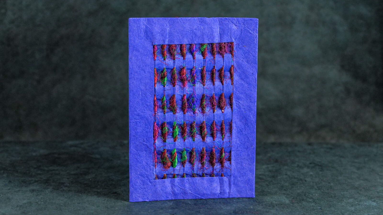 Briefkarte Silk Königsblau