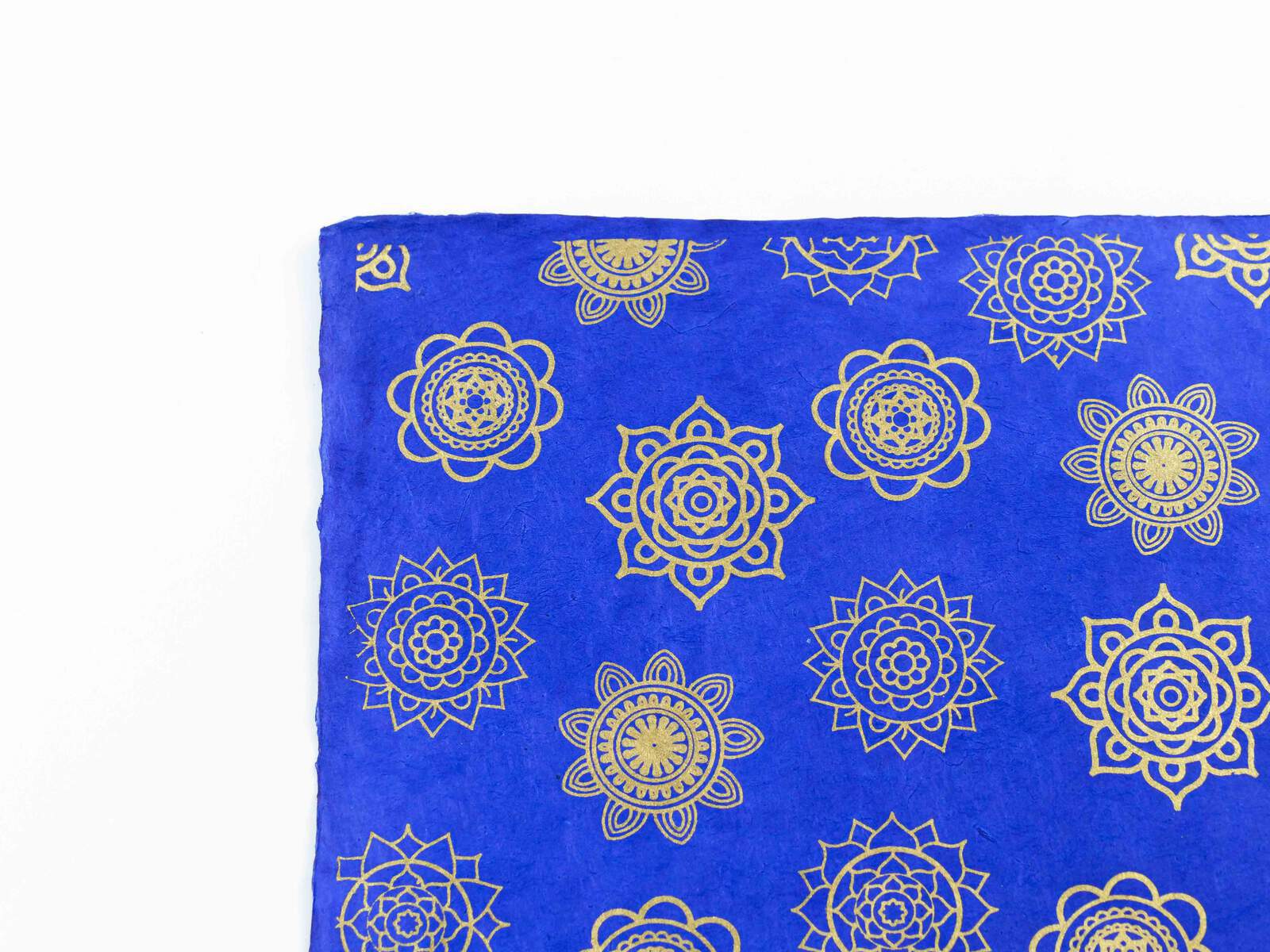Geschenkpapier 'Mandala' Königsblau