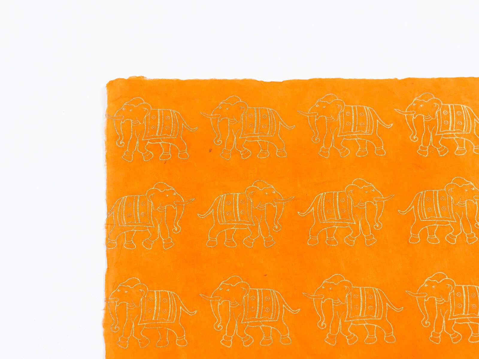 Geschenkpapier 'Hathi' Orange